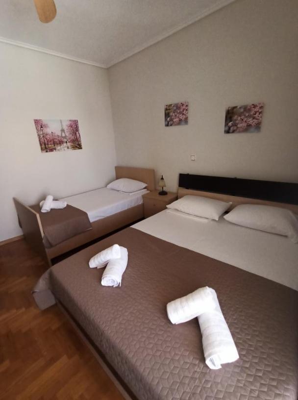Golden Mirror In Kavala Apartment Bagian luar foto
